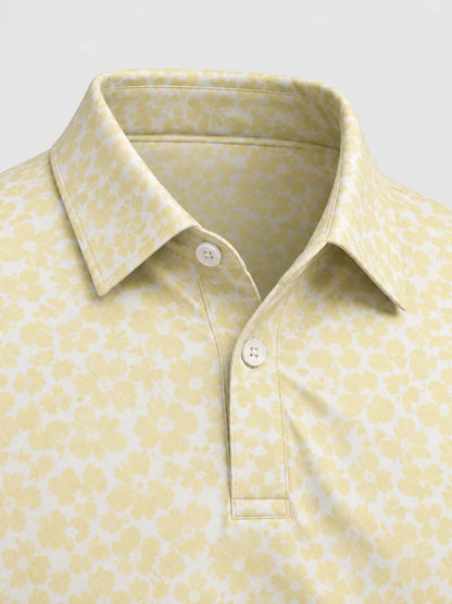 Sunny Bloom Performance-Golf-Poloshirt