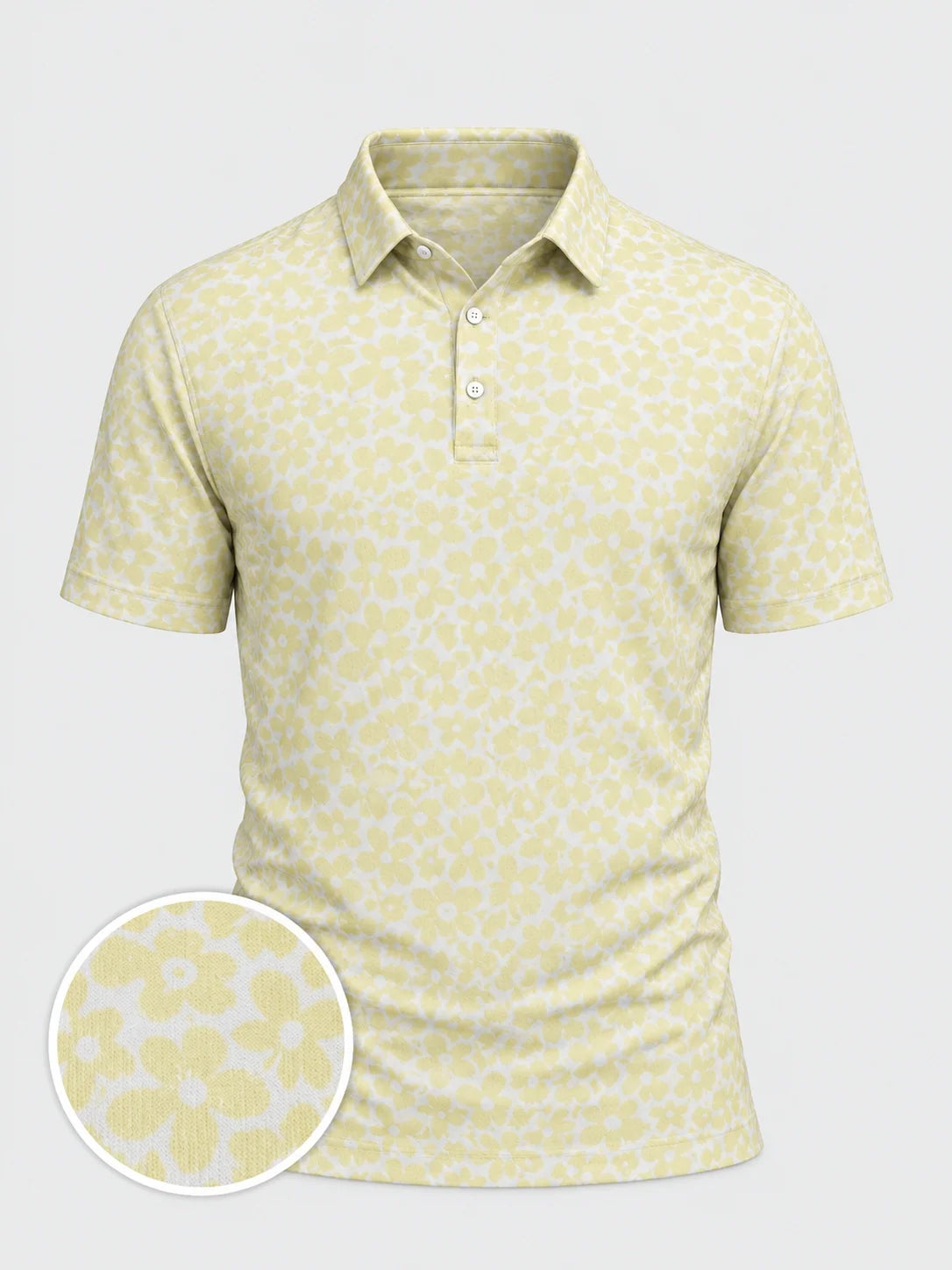 Sunny Bloom Performance-Golf-Poloshirt