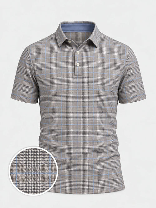 Windsor-Karo Performance-Golf-Poloshirt
