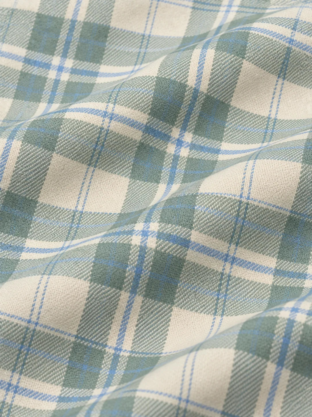 Sagegrünes Performance-Golf-Poloshirt mit Karomuster