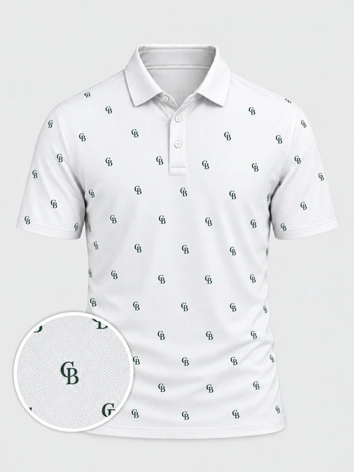 CB Logo Performance-Golf-Poloshirt