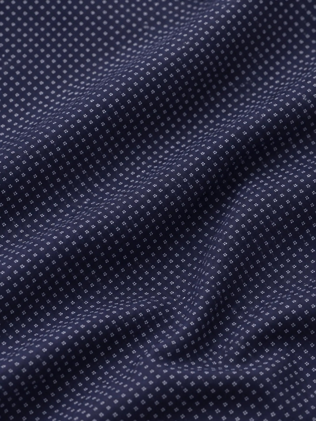 Navy Micro Dot Performance-Golf-Poloshirt