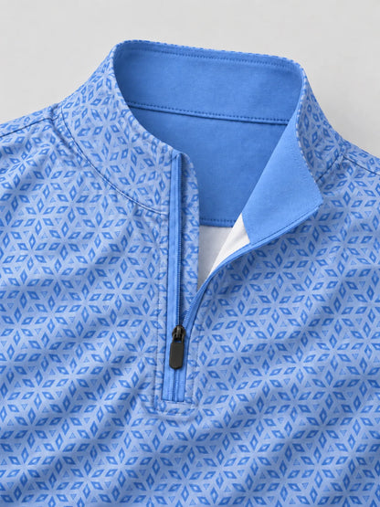 Blue Diamond Golf Quarter-Zip-Pullover