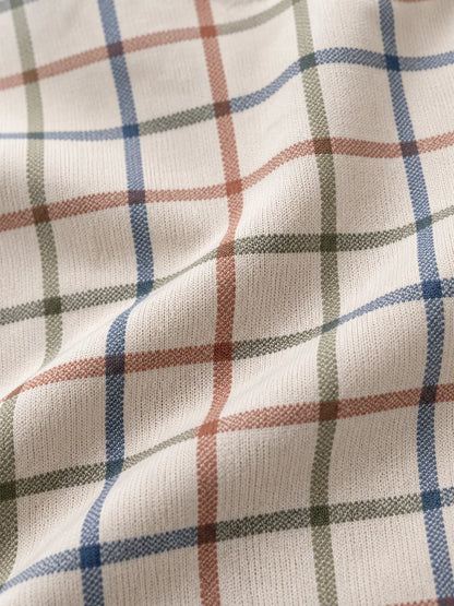 Heritage Check Golf Quarter-Zip-Pullover
